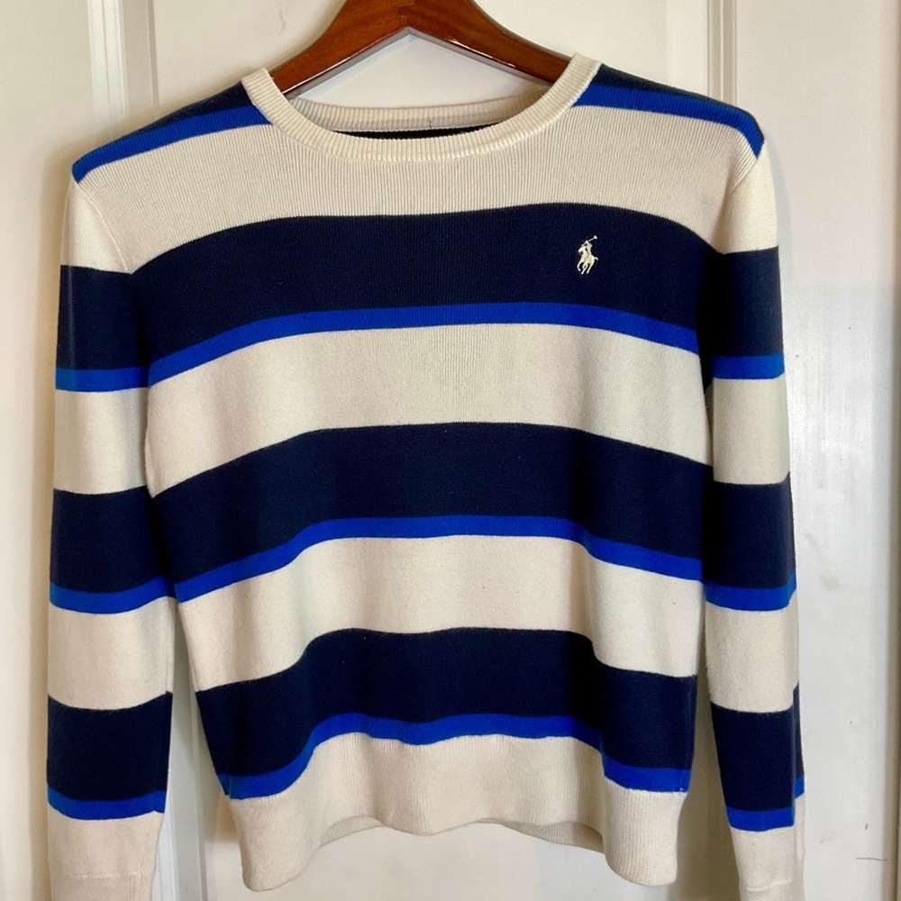 💥🏇 Ralph Lauren Polo Boy Striped Sweater